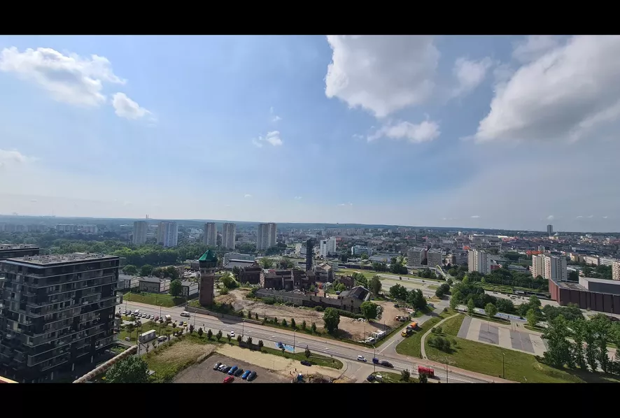 2024.06.14 - Panorama - widok na południe z stropodachu budynku C